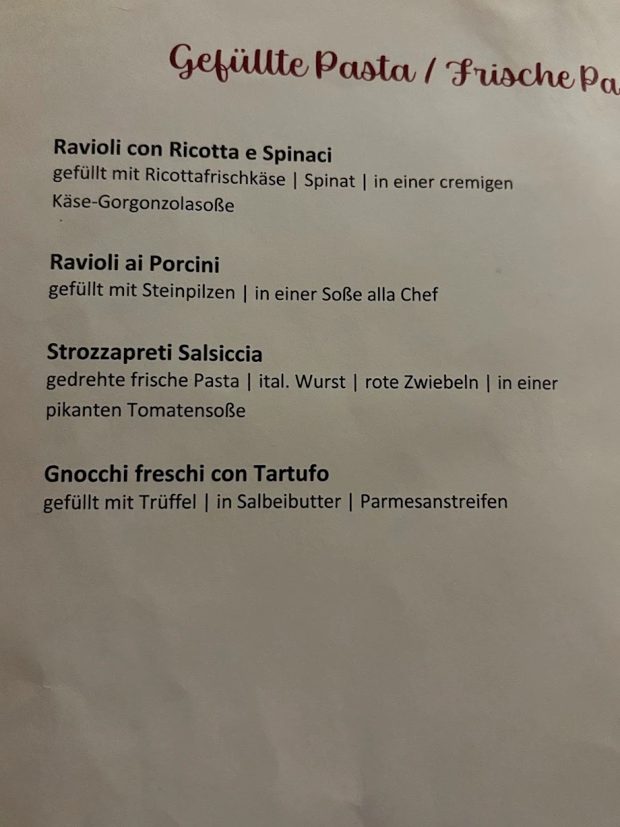 Speisekarte, Amici Landau | Restaurant & Café