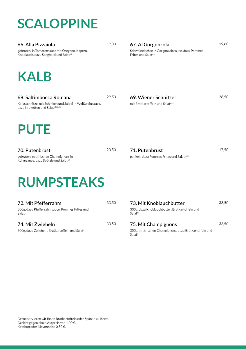 Speisekarte photo 3