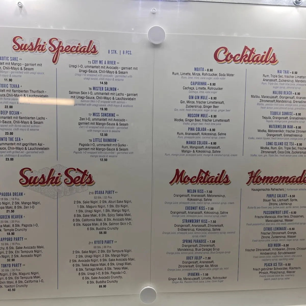 Speisekarte, Restaurant Di Di