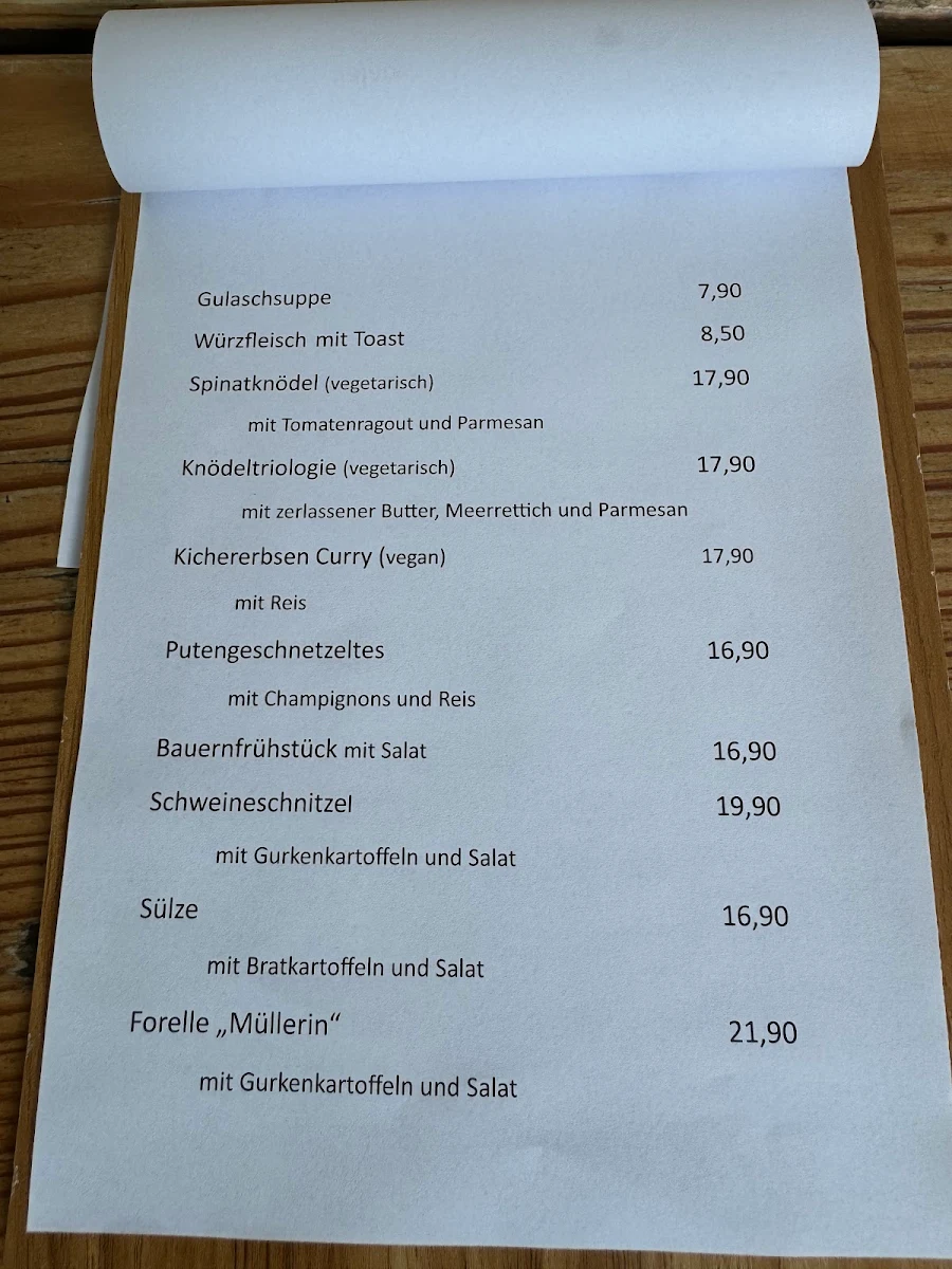 Speisekarte photo 1