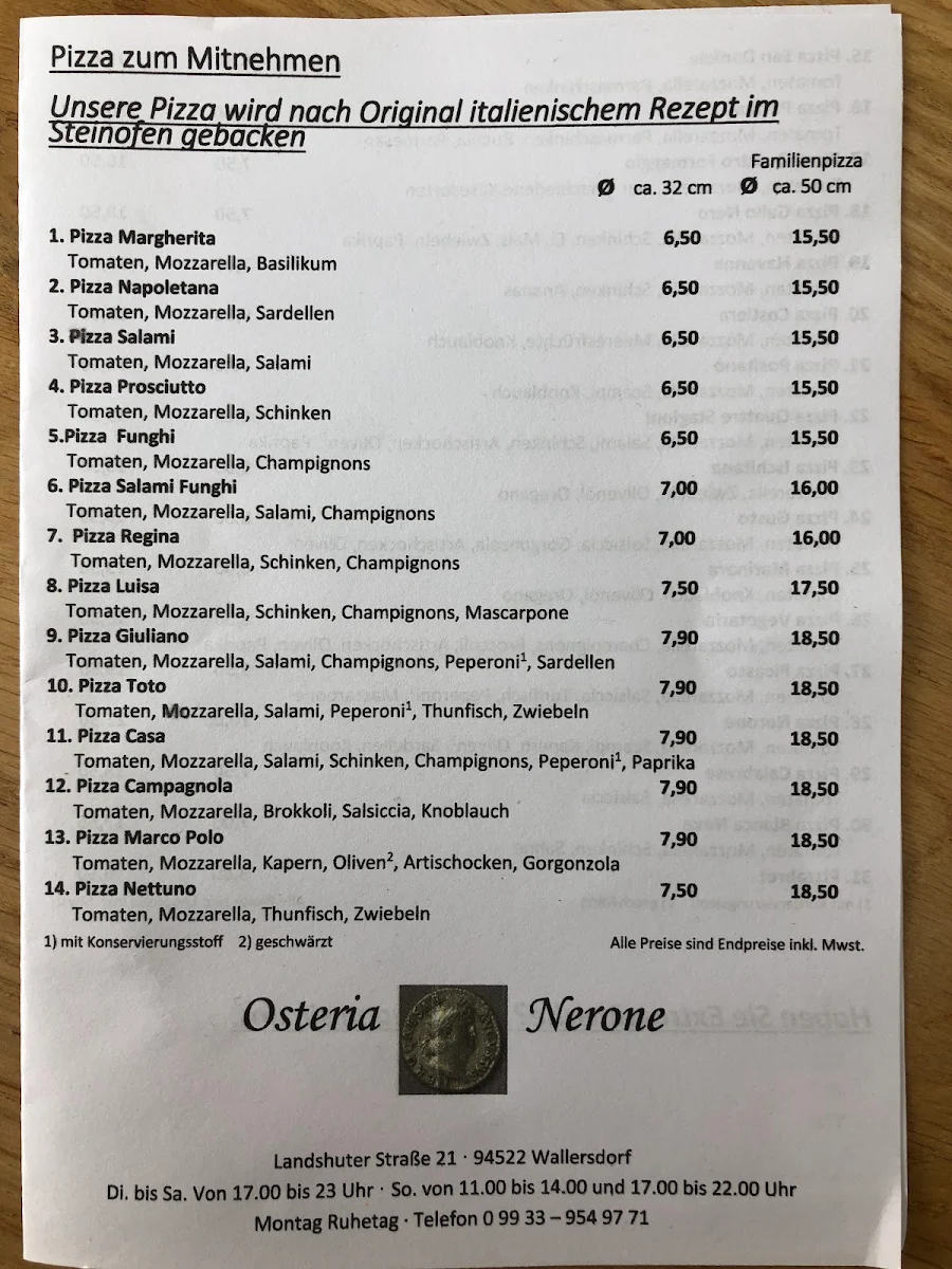 Speisekarte photo 5