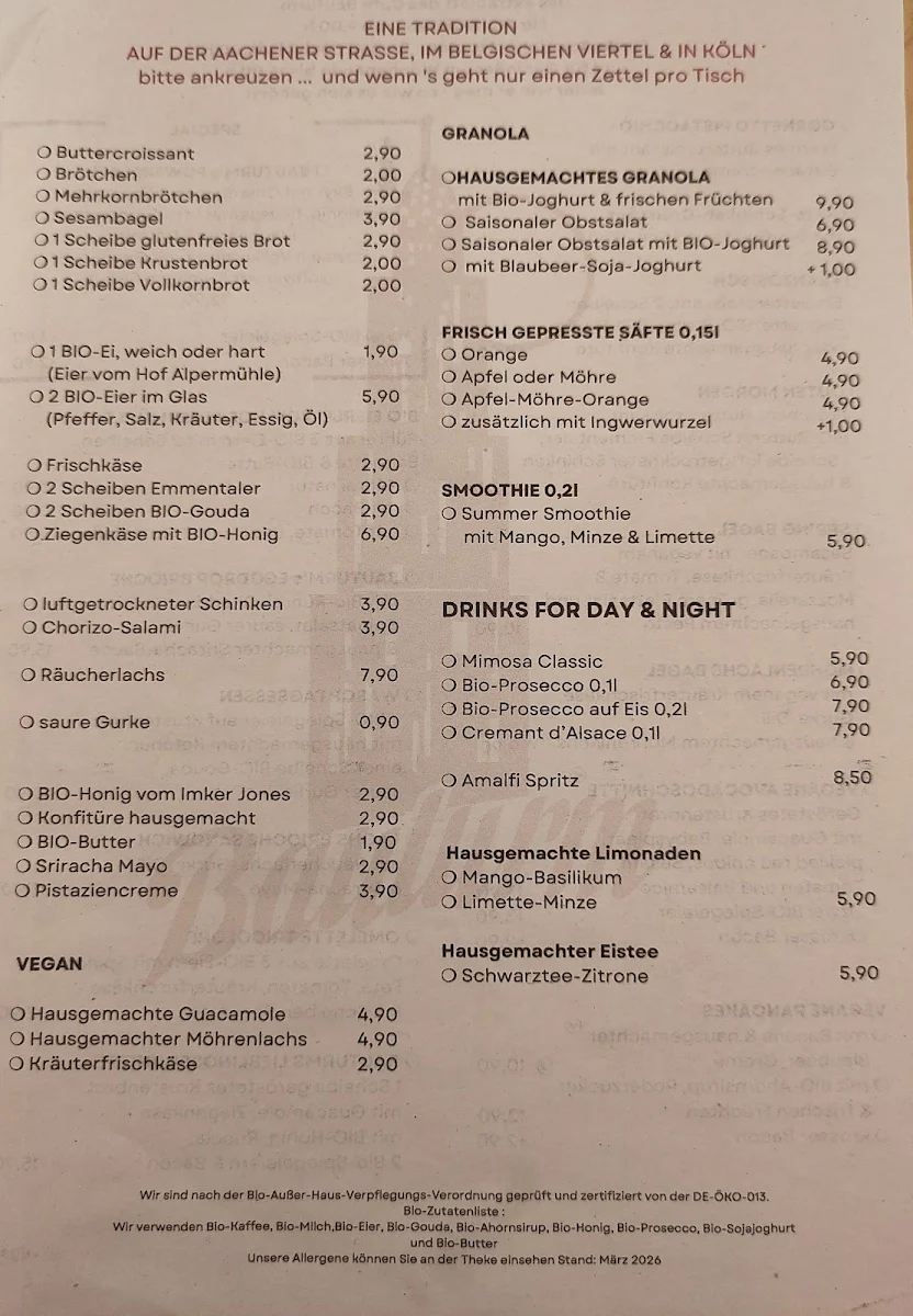 Speisekarte photo 1