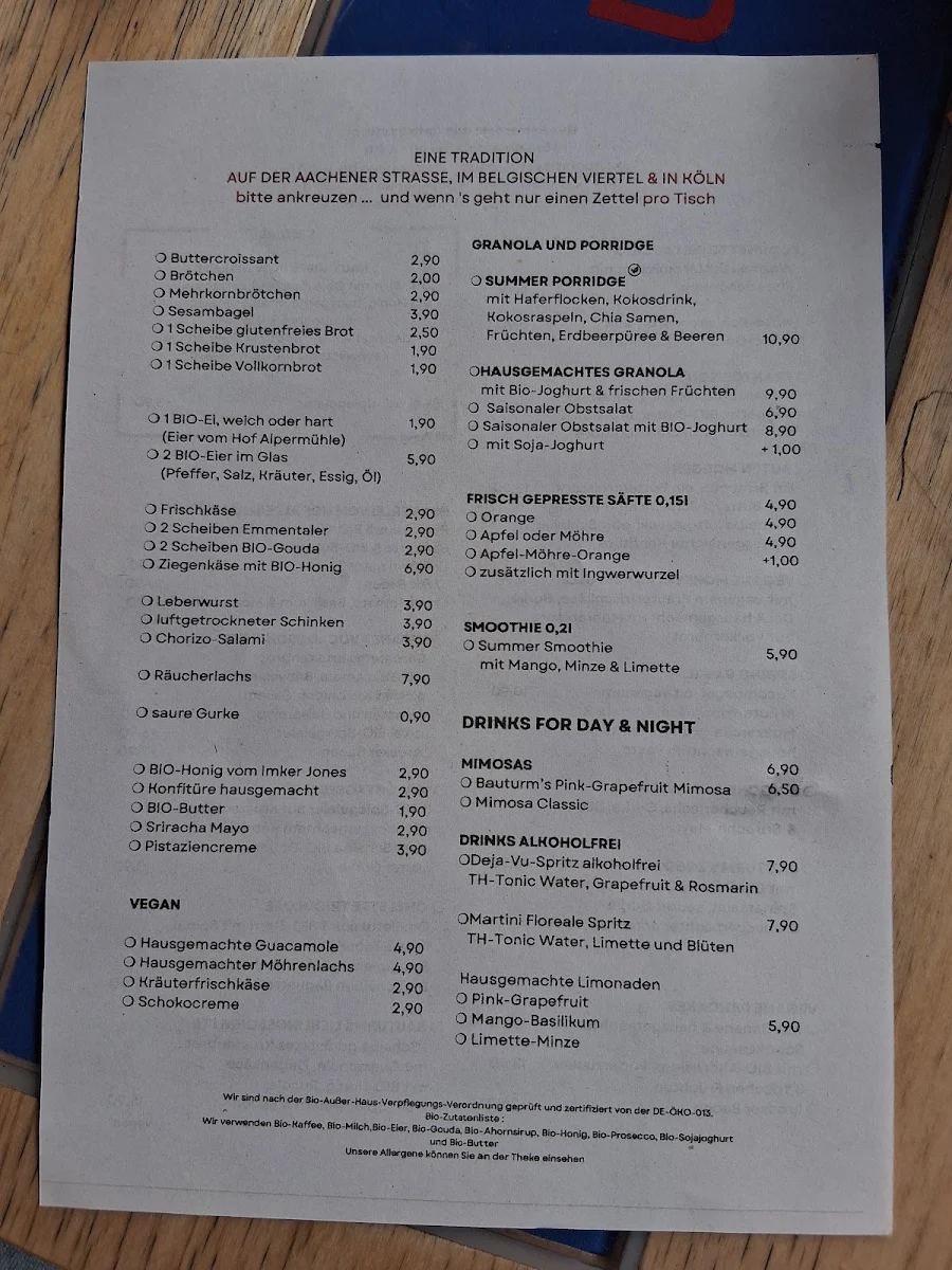 Speisekarte photo 2