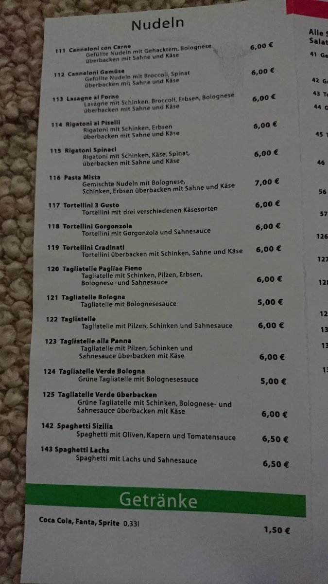 Speisekarte photo 4