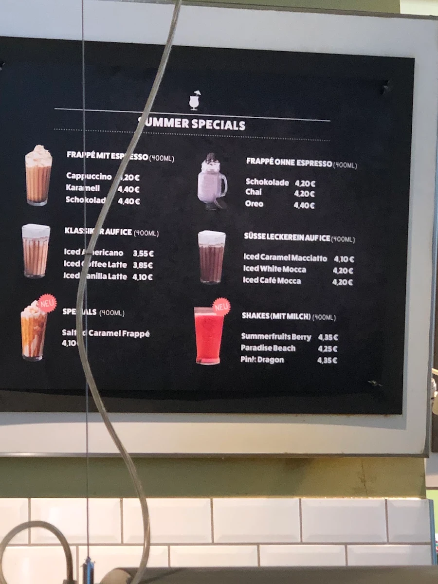 Speisekarte, Campus Suite - Frühstück, Kaffee, Lunch