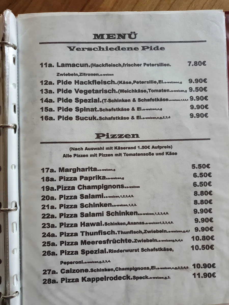Speisekarte photo 2