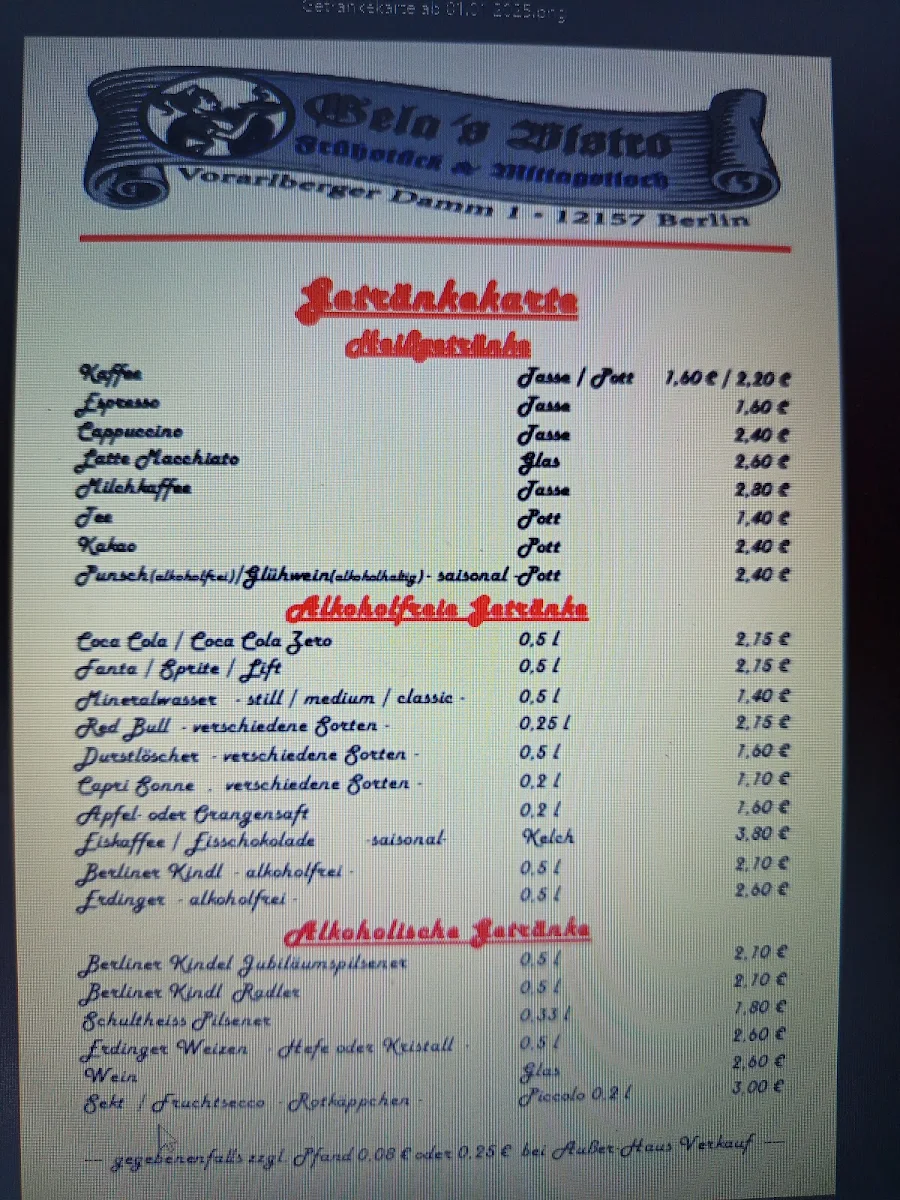 Speisekarte photo 2