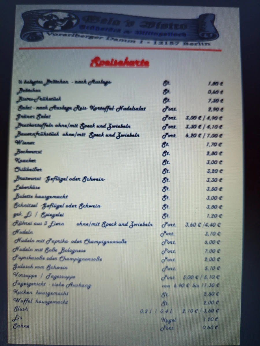 Speisekarte photo 3