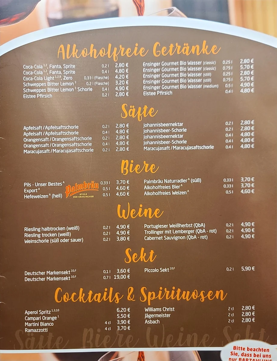 Speisekarte photo 4
