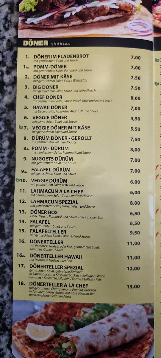 Speisekarte photo 2