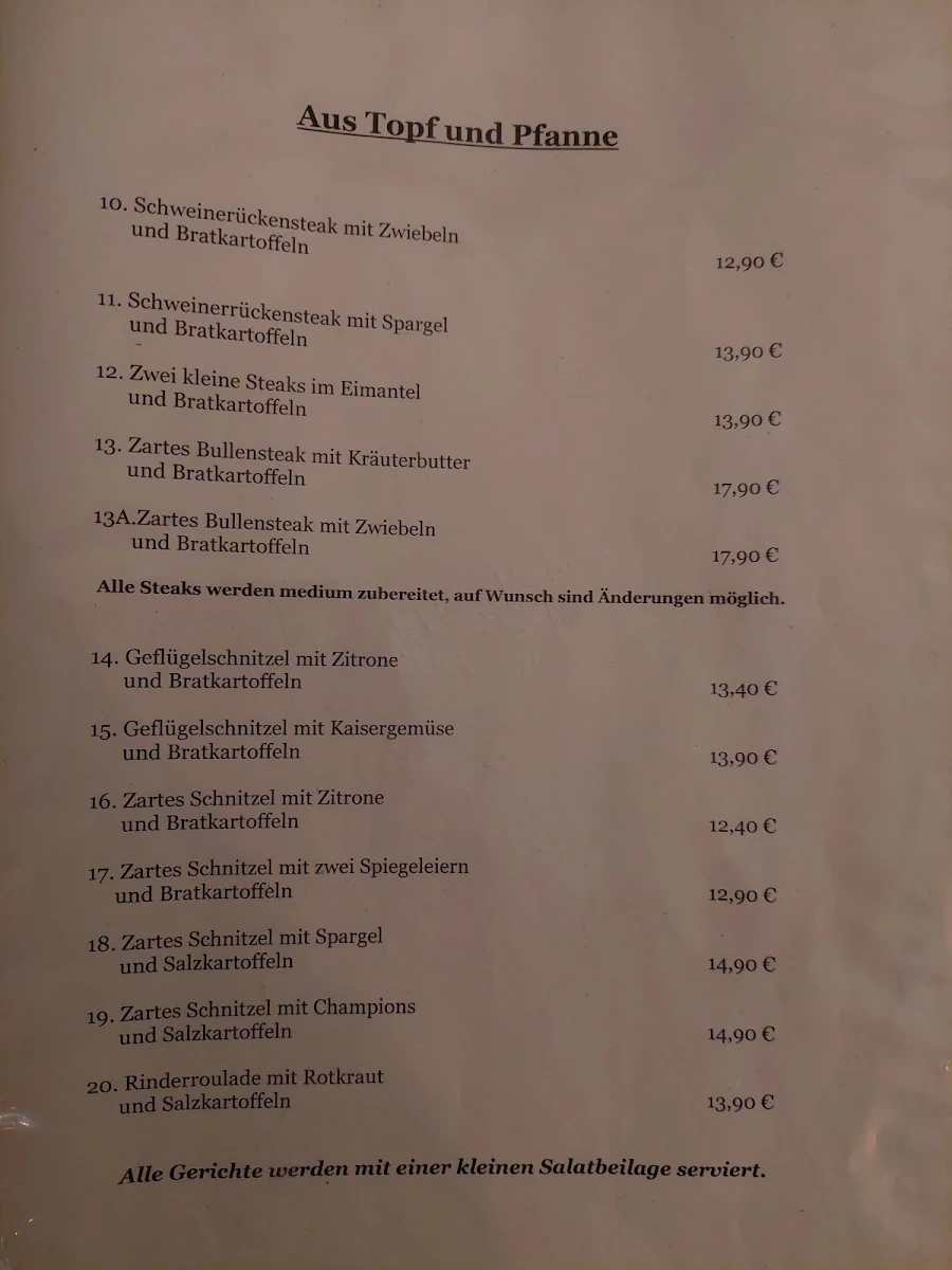 Speisekarte photo 1