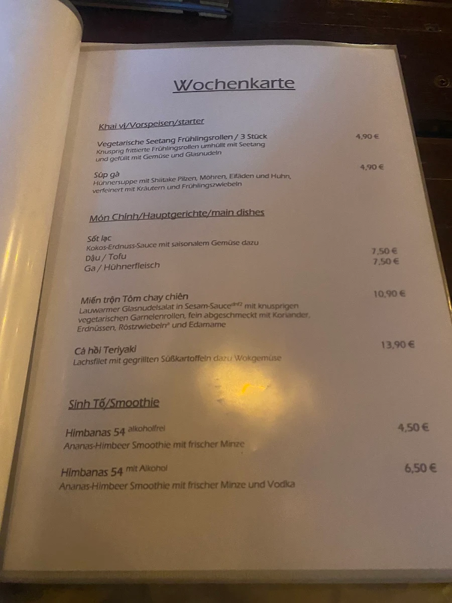 Speisekarte photo 2
