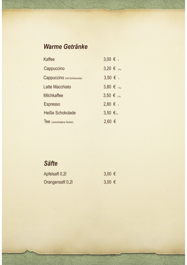 Speisekarte photo 9