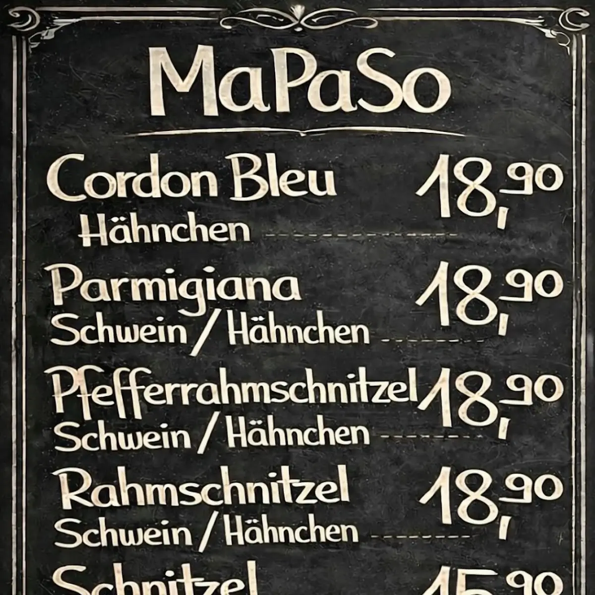 Speisekarte photo 2