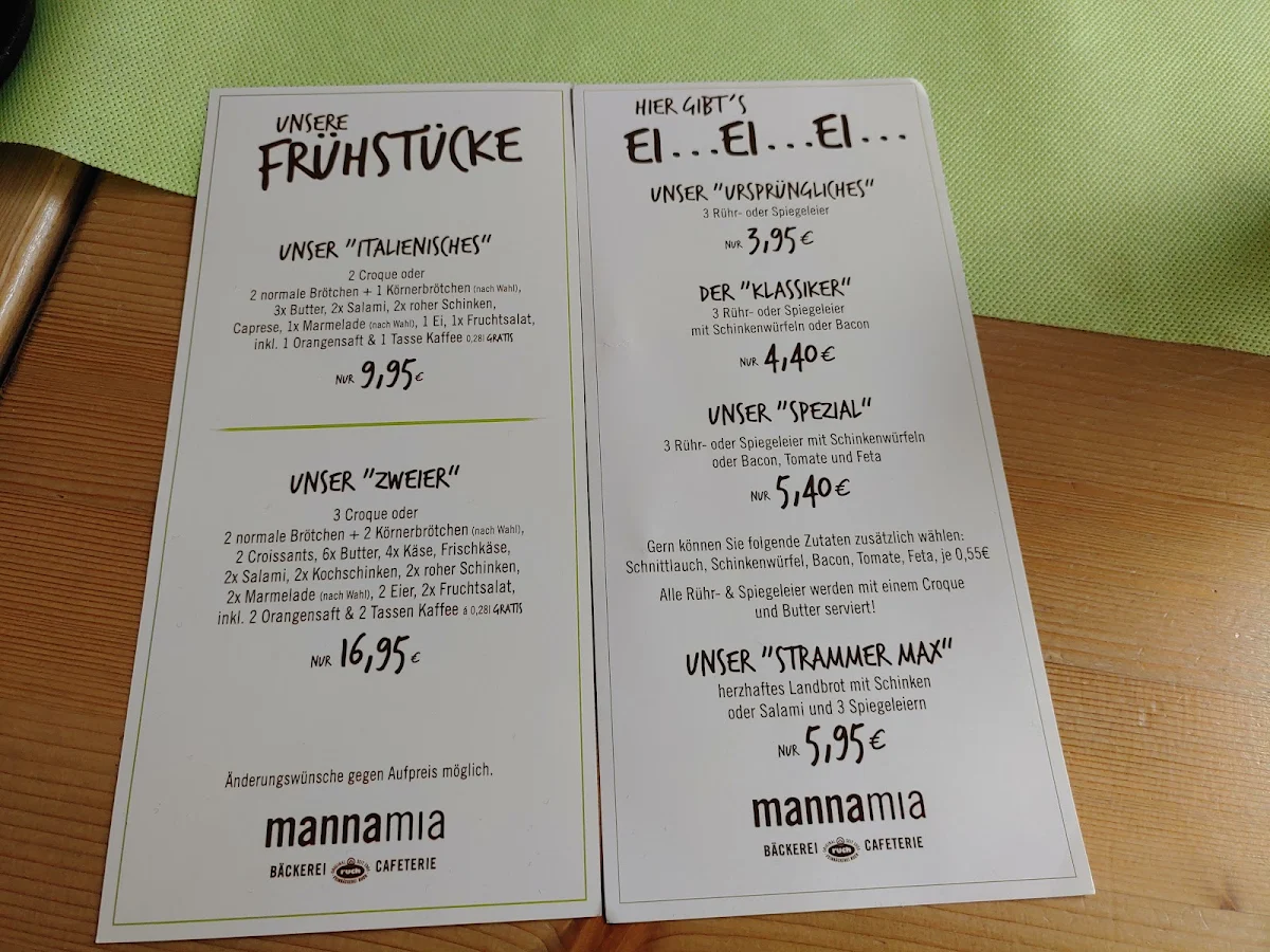 Speisekarte photo 1