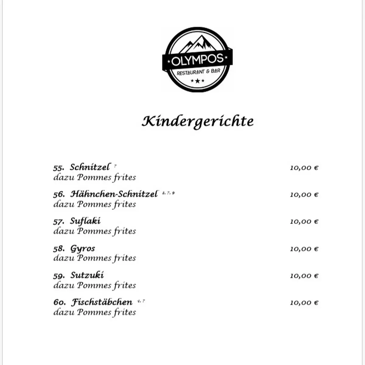Speisekarte photo 7