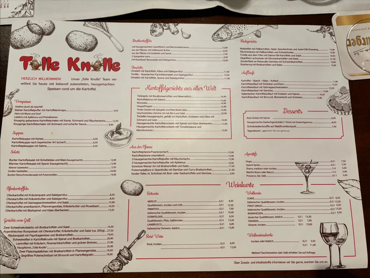 Speisekarte photo 1