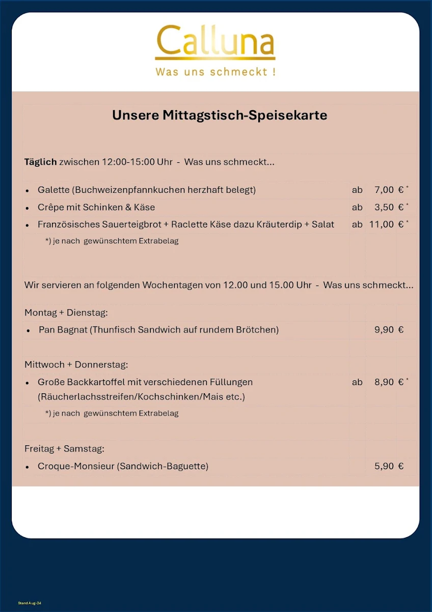 Speisekarte photo 1
