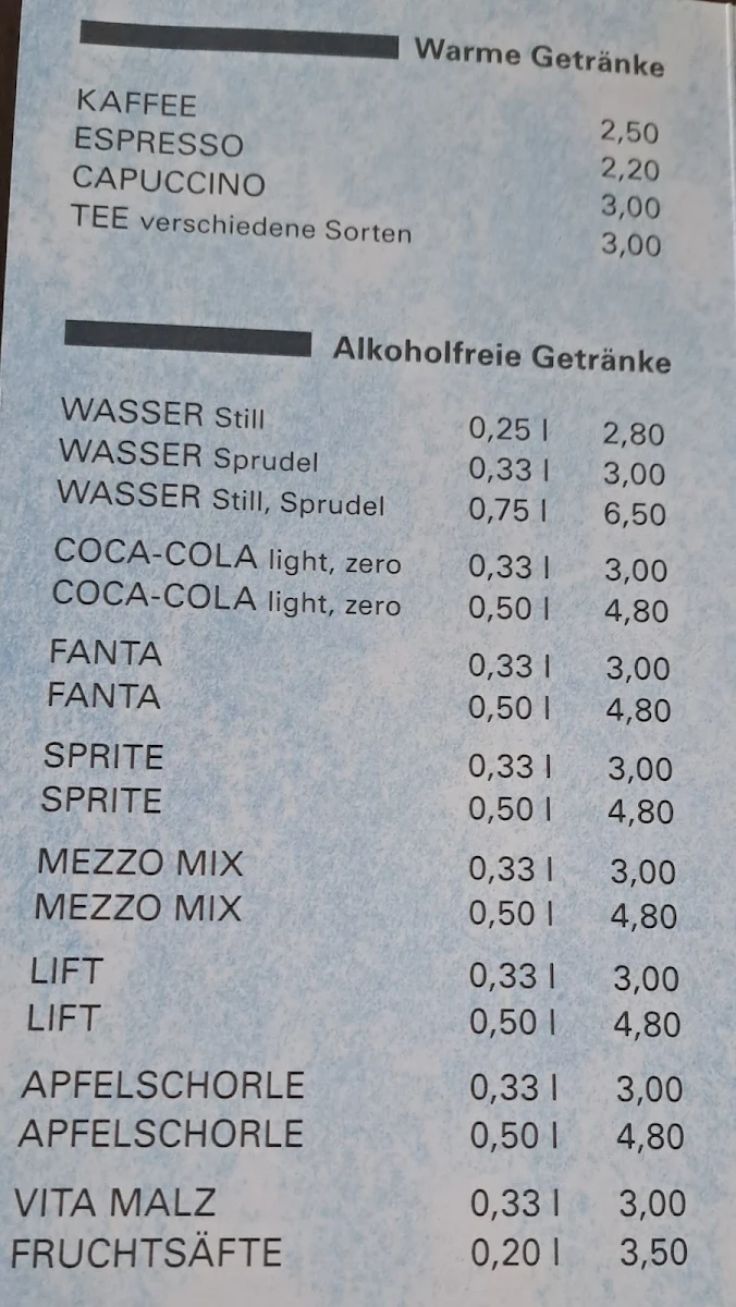 Speisekarte photo 2