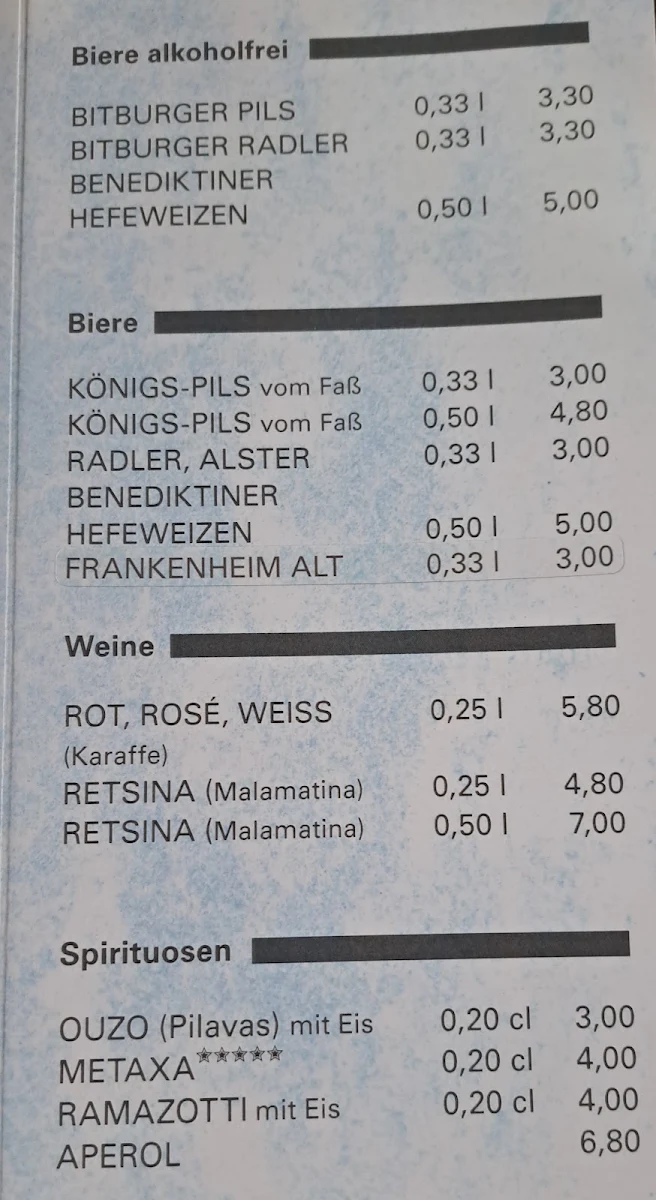 Speisekarte photo 3