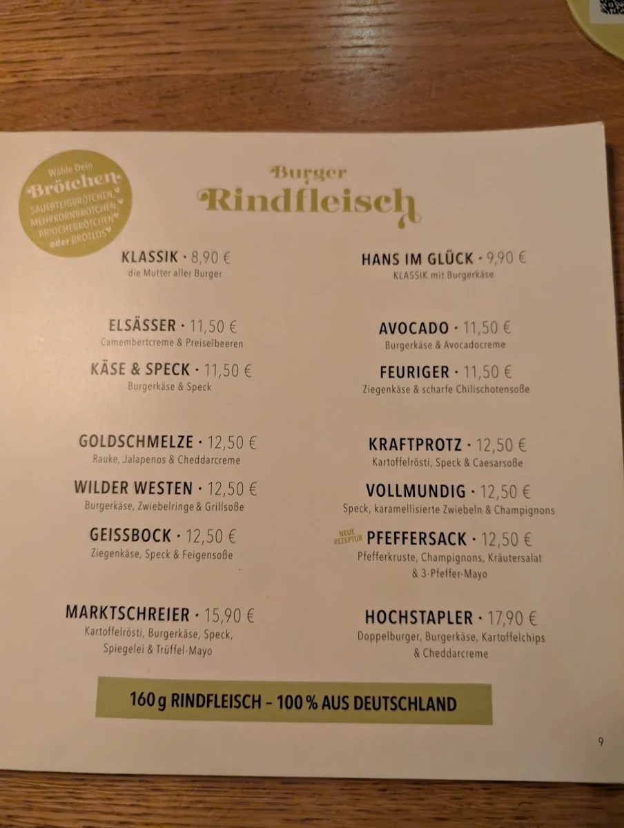 Speisekarte photo 1
