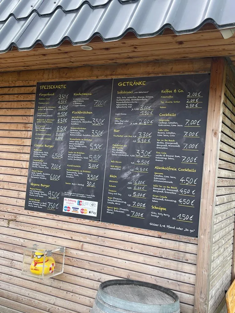 Speisekarte, Imbiss Don Felipe Surfpoint
