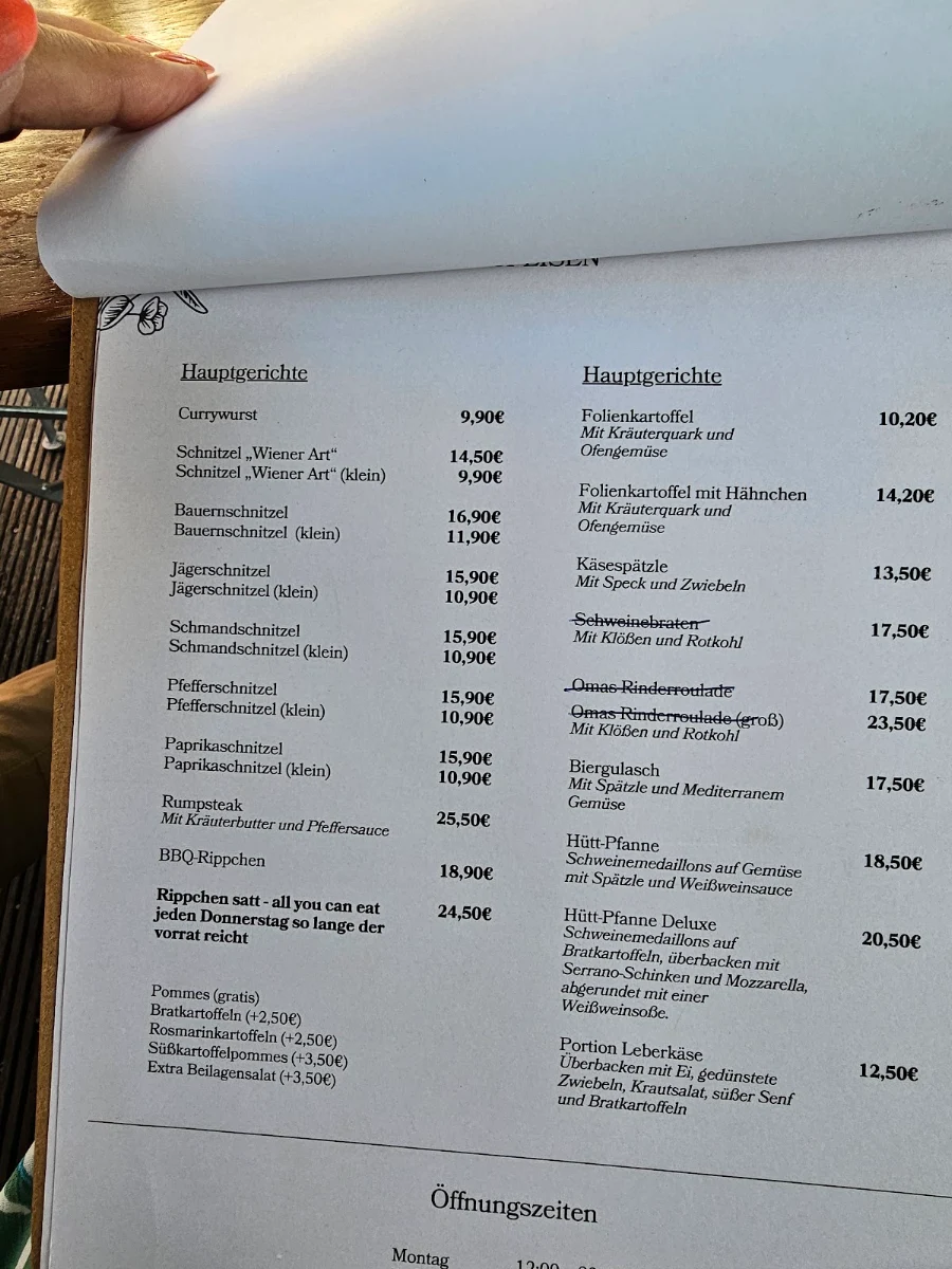 Speisekarte photo 2