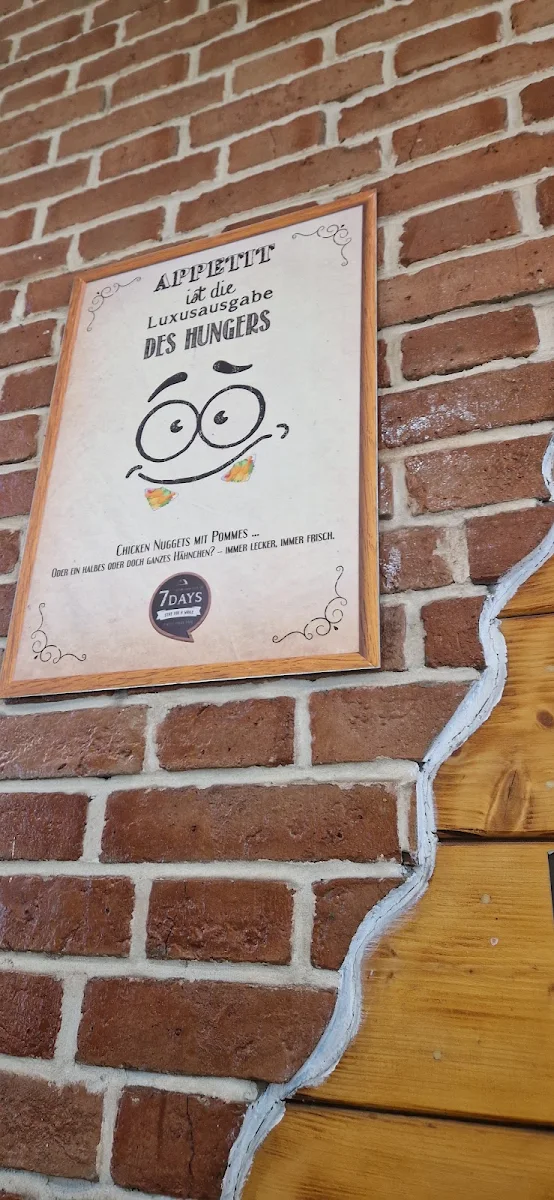 Speisekarte, 7 Days Gemüse Kebab & Burger