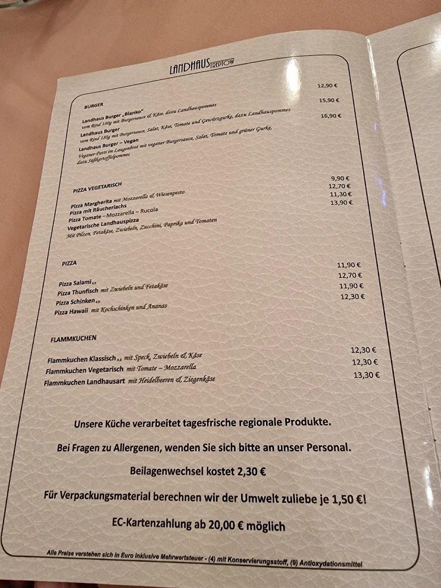 Speisekarte photo 1