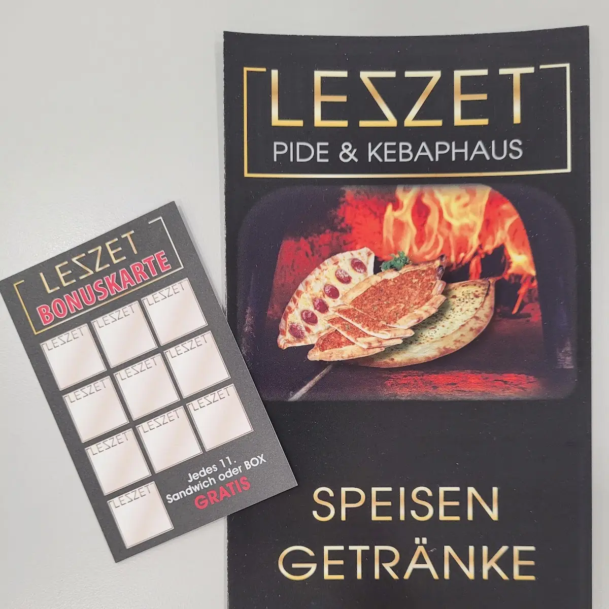 Speisekarte, Restaurant Lezzet