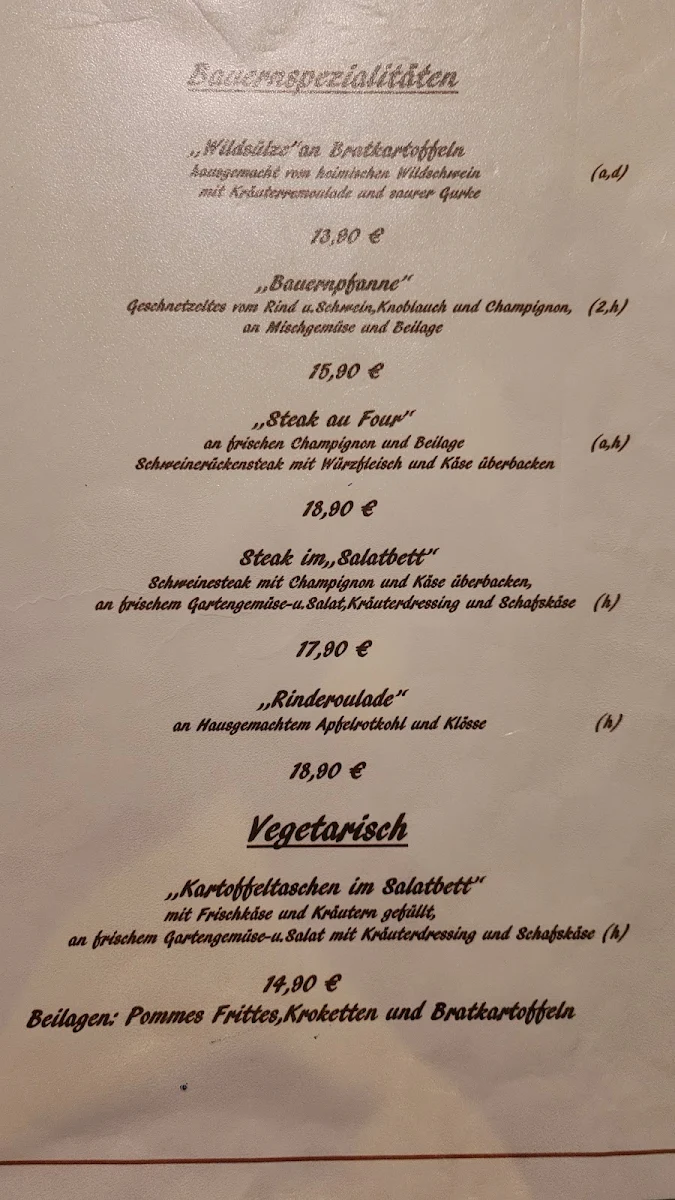 Speisekarte photo 1