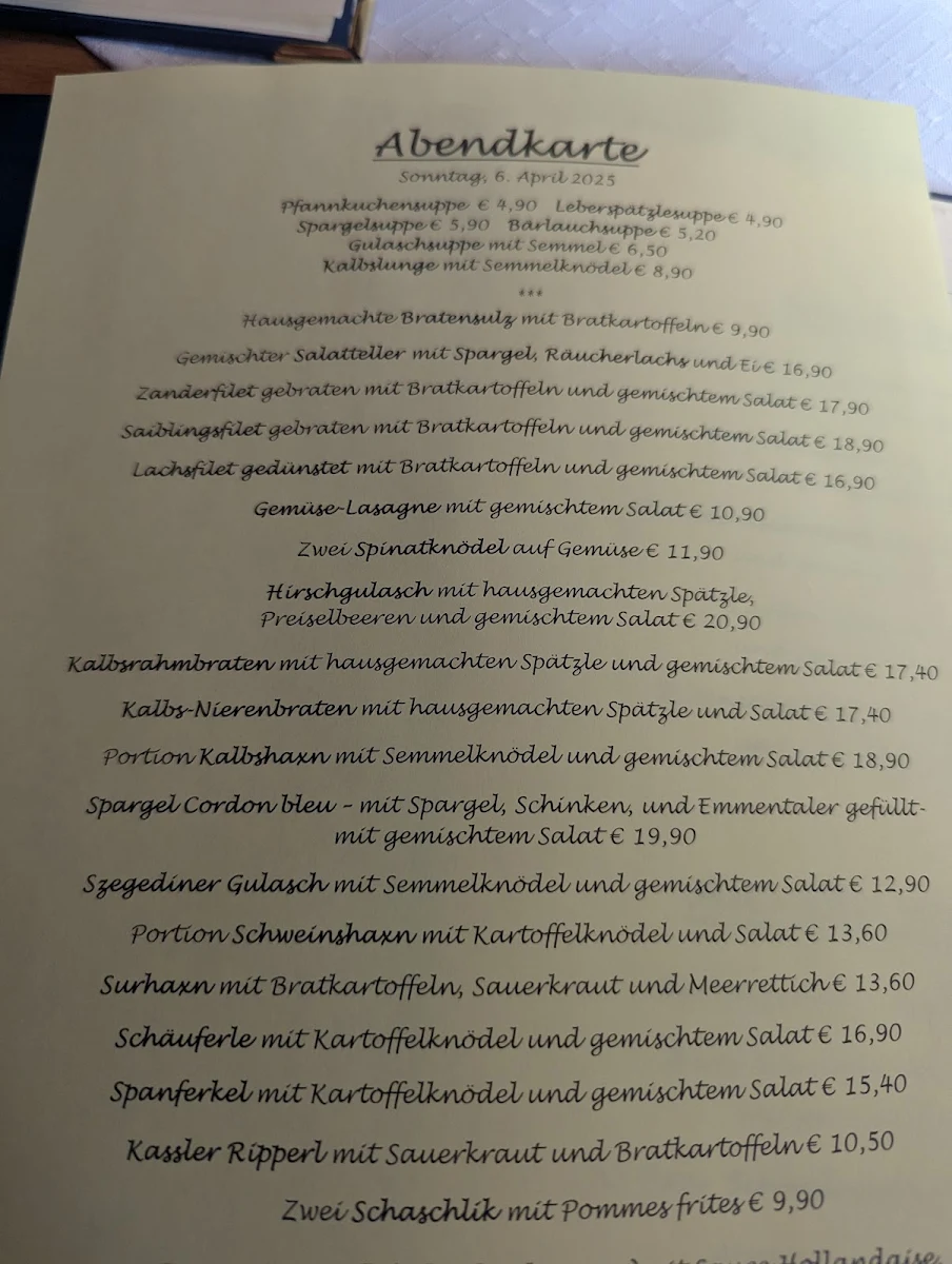 Speisekarte photo 6