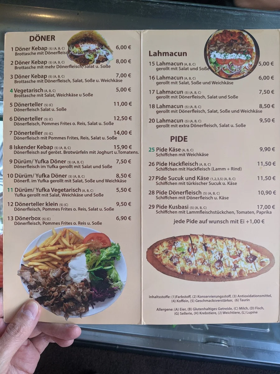 Speisekarte, Ützel Brützel