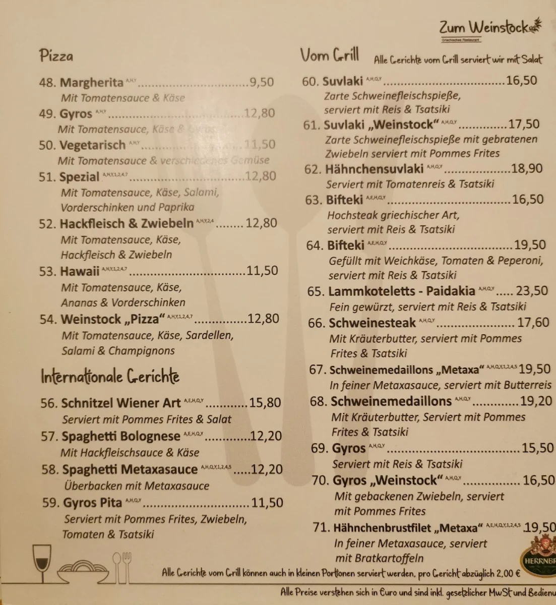 Speisekarte photo 3