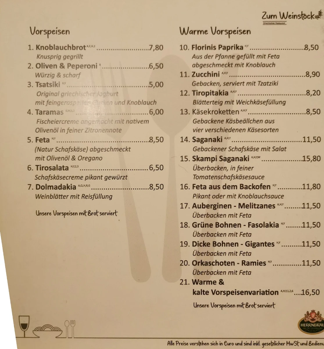 Speisekarte photo 4