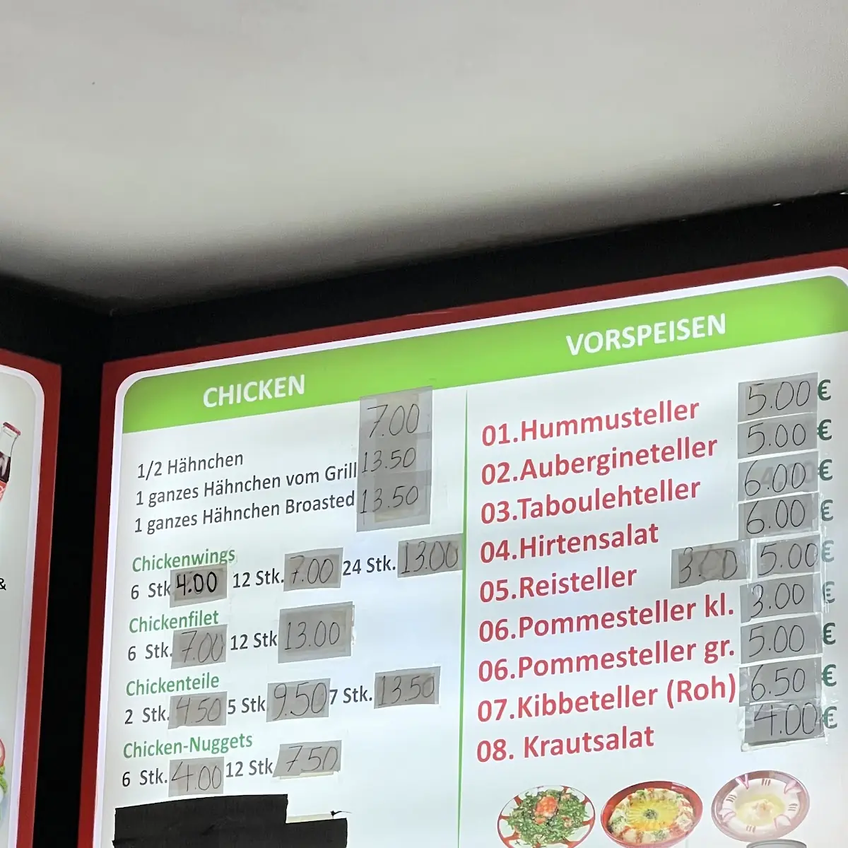 Speisekarte photo 2
