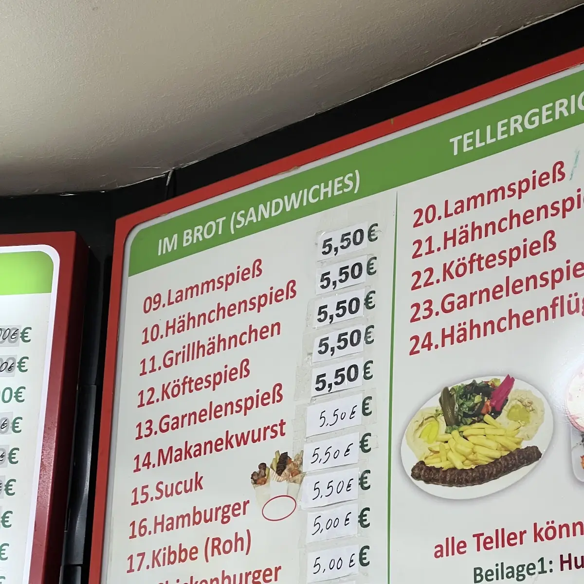 Speisekarte photo 5
