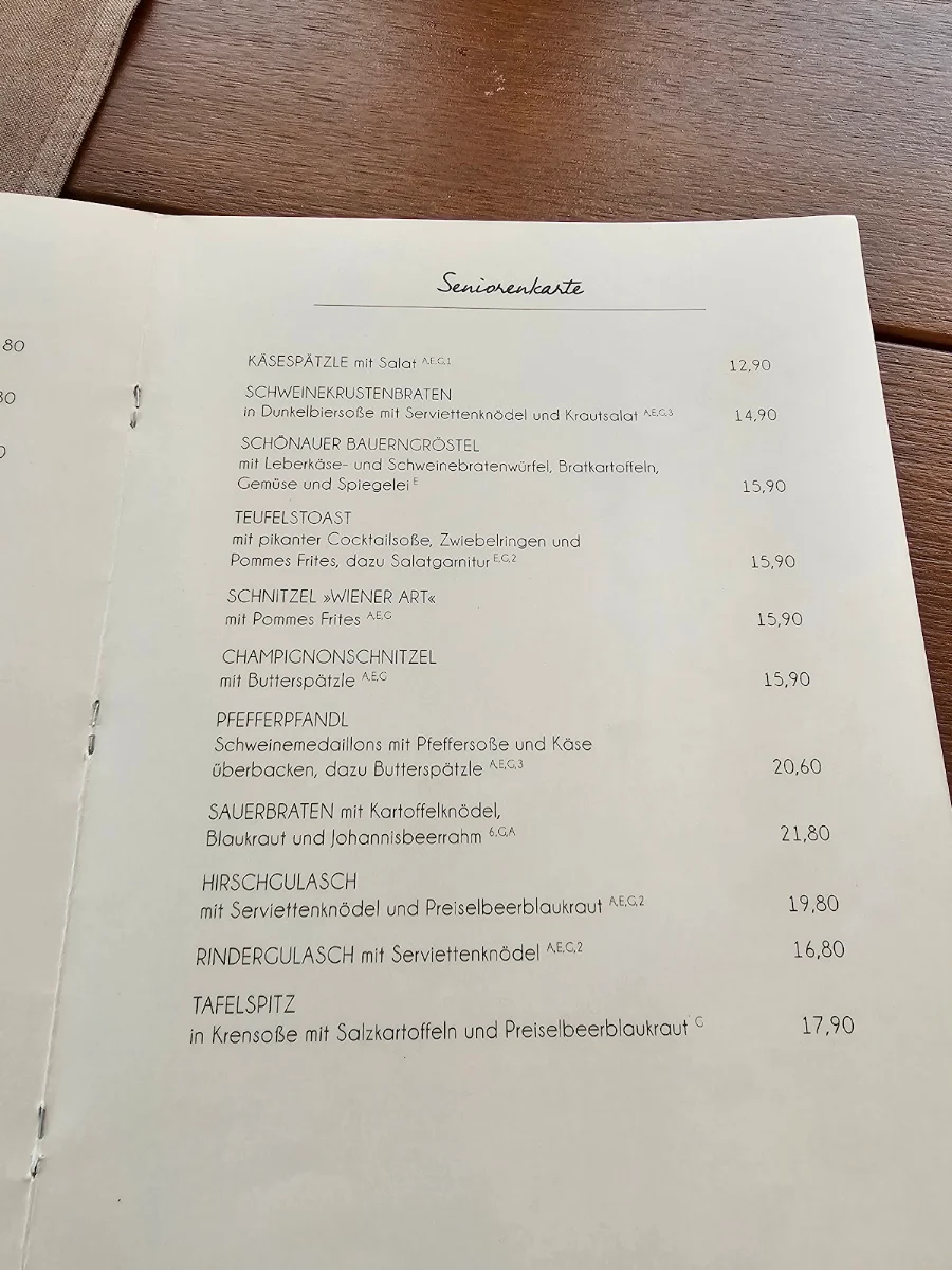Speisekarte photo 2