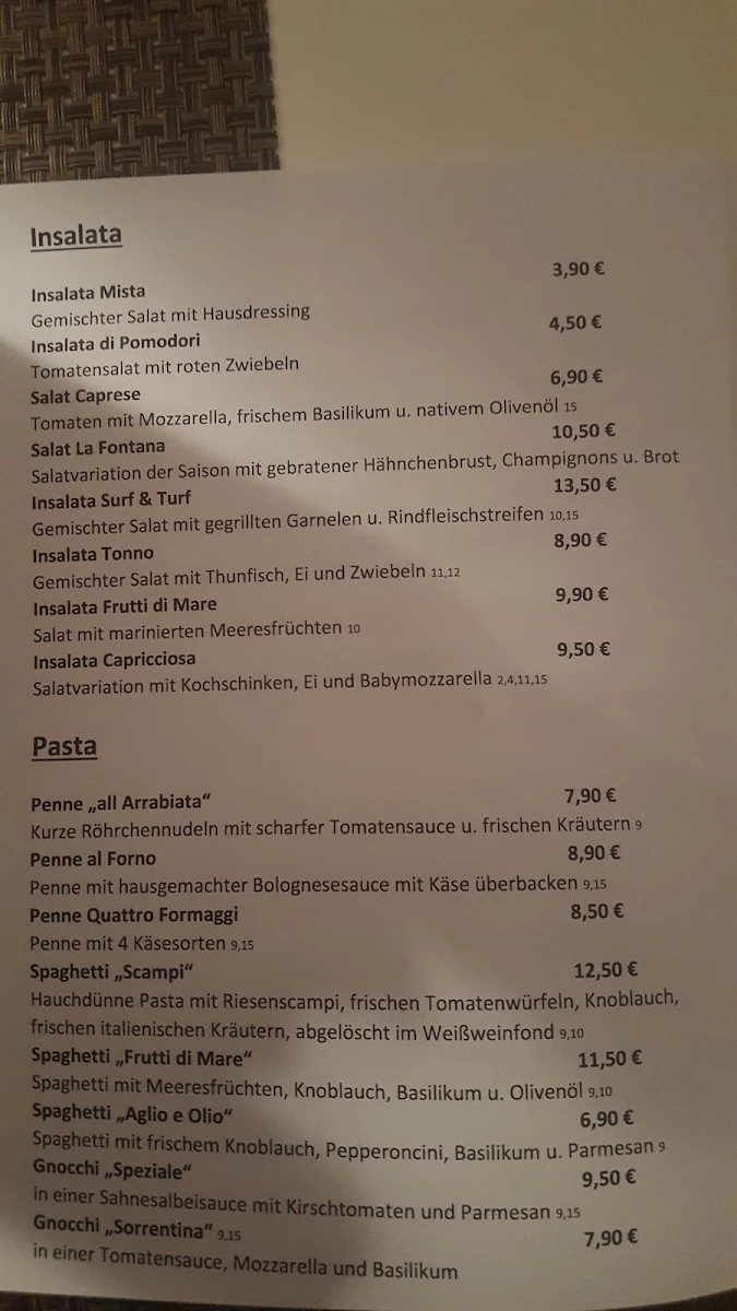 Speisekarte photo 1