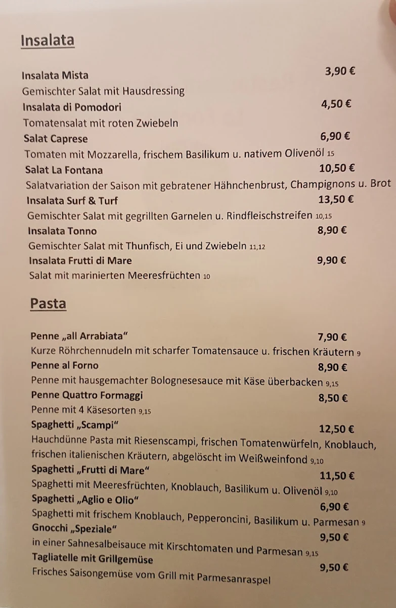 Speisekarte photo 4