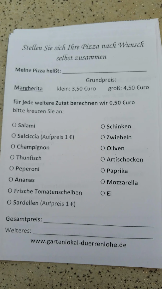 Speisekarte photo 1