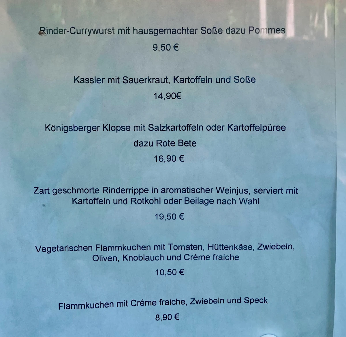 Speisekarte photo 3