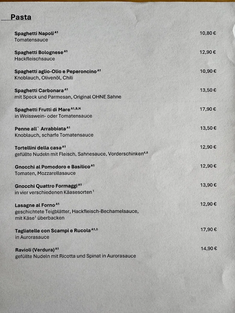 Speisekarte photo 2