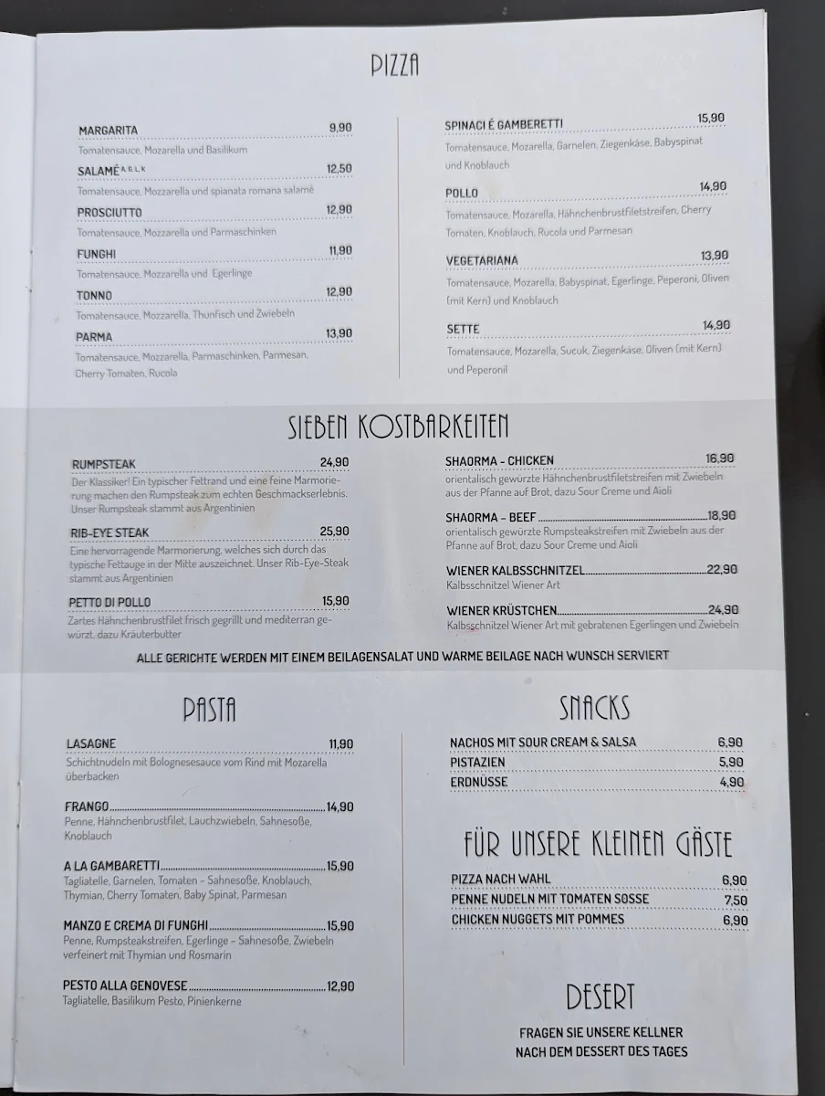 Speisekarte photo 2