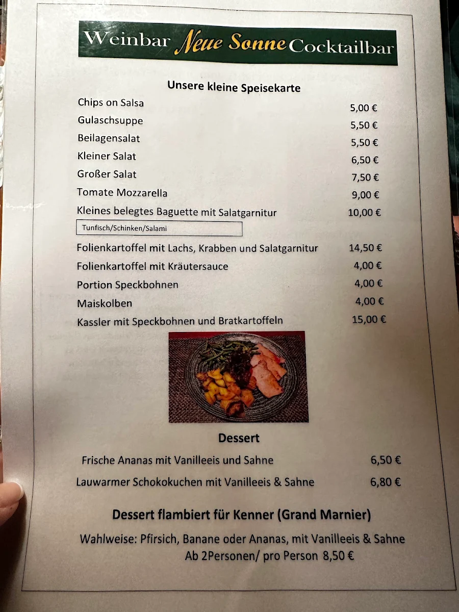 Speisekarte photo 1