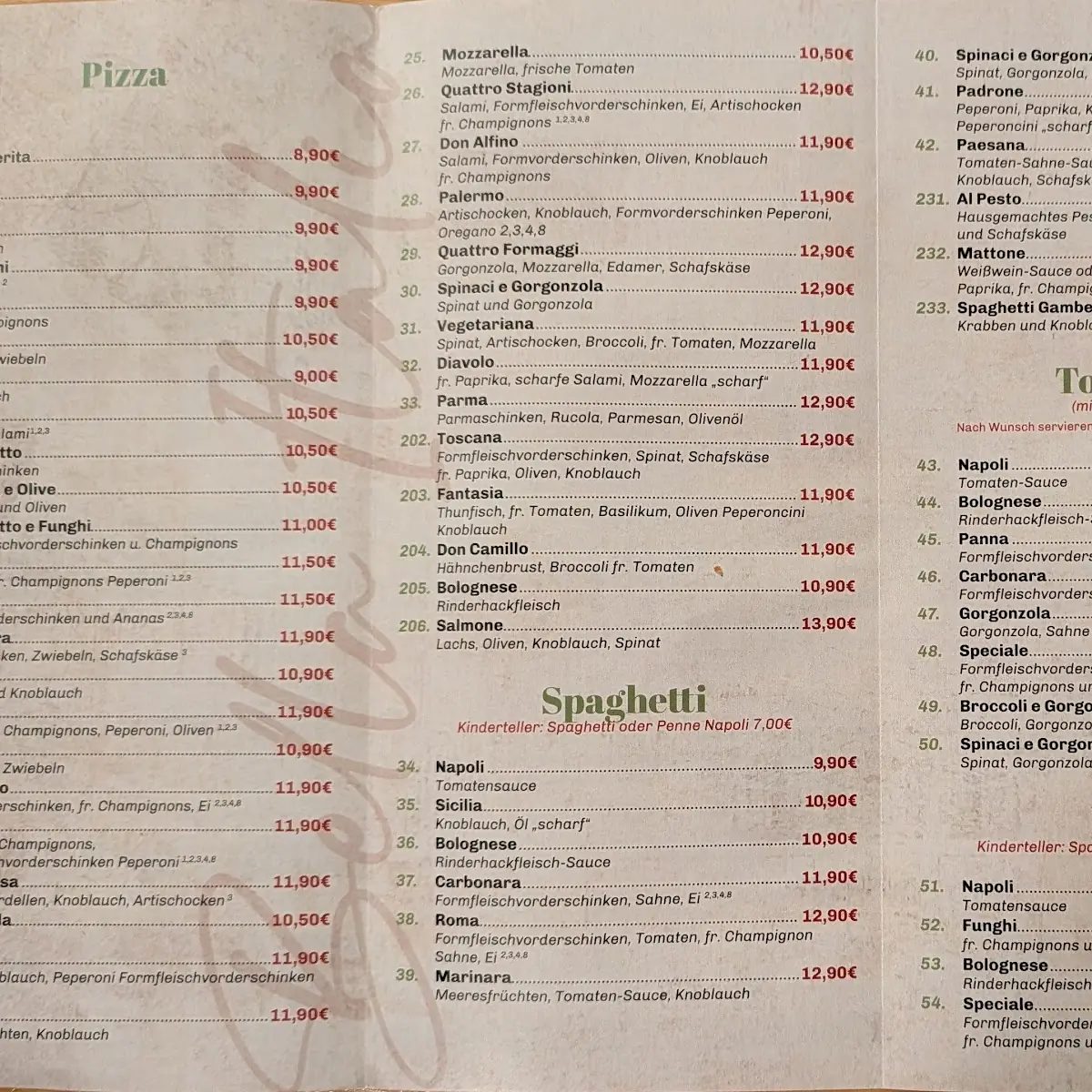 Speisekarte photo 1