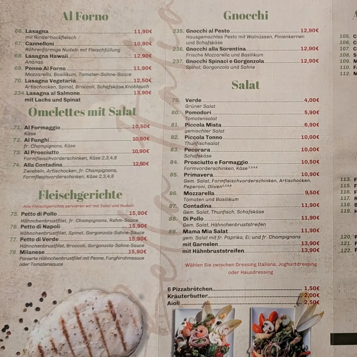 Speisekarte photo 2