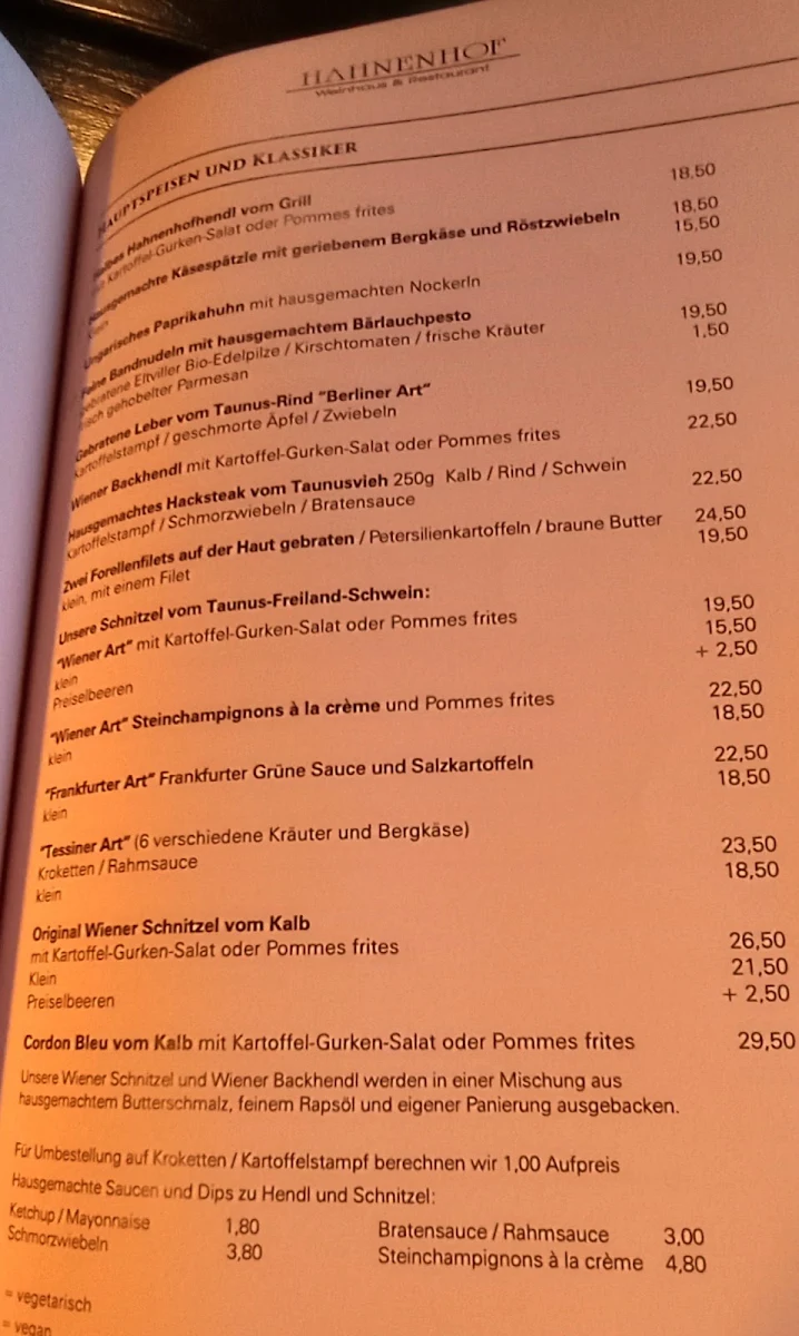 Speisekarte photo 1