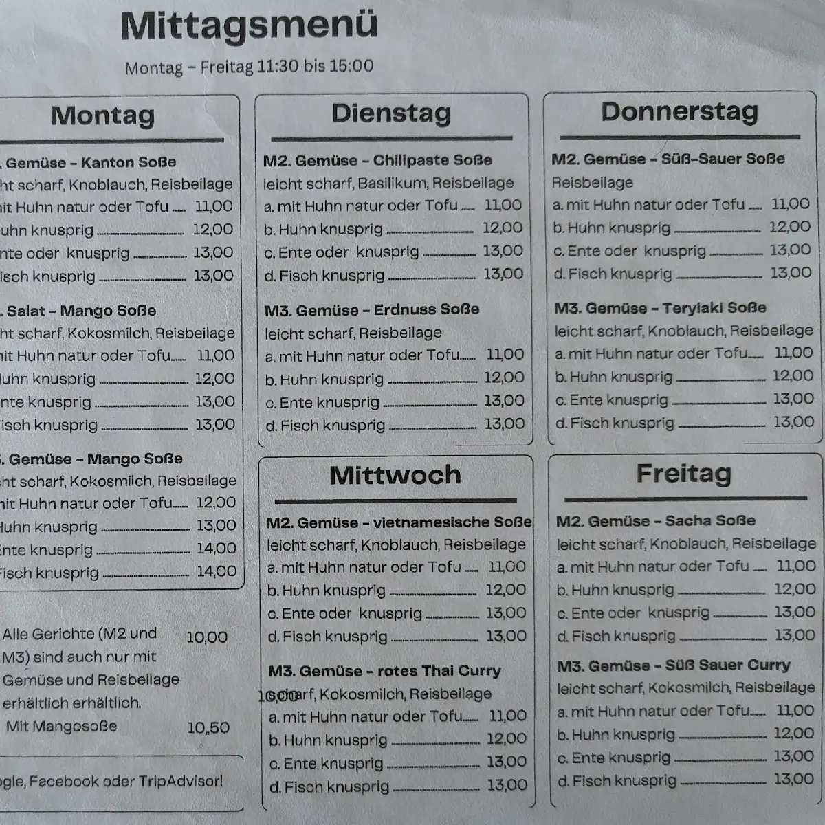 Speisekarte photo 3