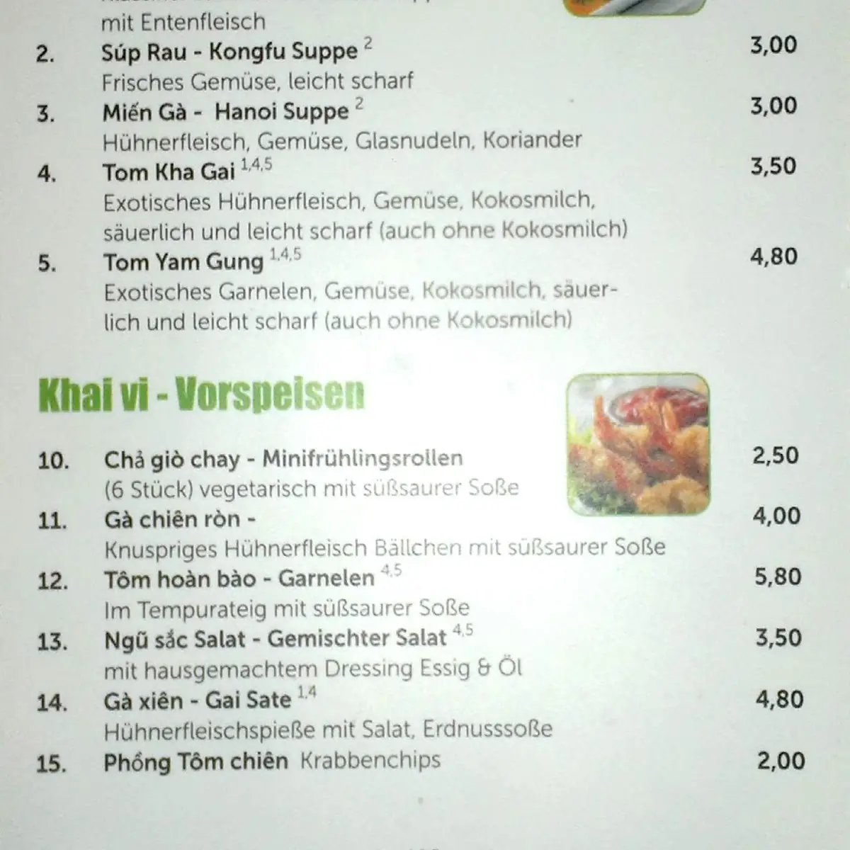 Speisekarte photo 8